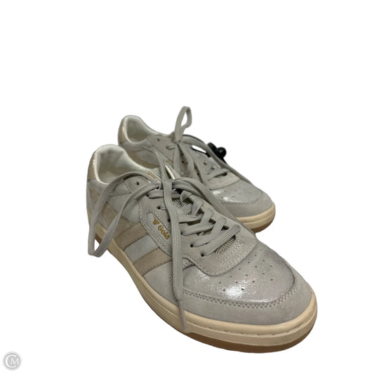 Shoes Sneakers By Gola In Gold & Silver, Size: 6.5