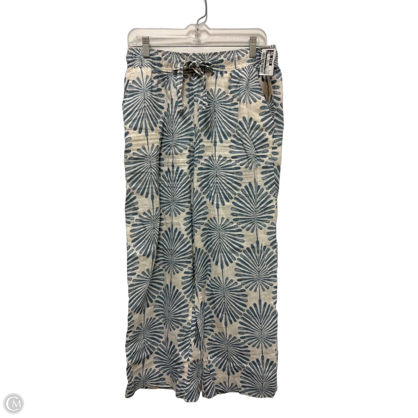 Pants Wide Leg By Joie In Blue & Cream, Size: 8