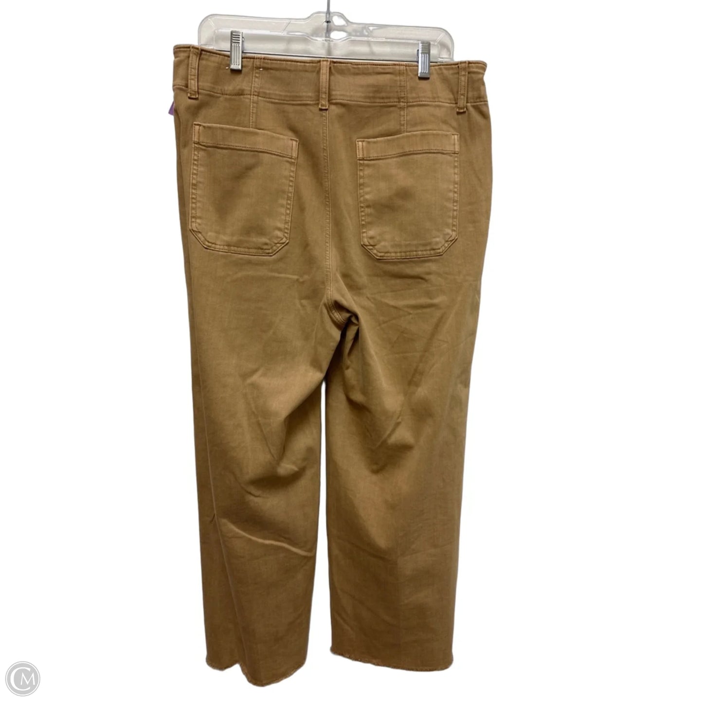Jeans Cropped By Chicos In Brown Denim, Size: 12