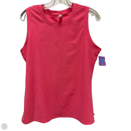 Athletic Tank Top By Marika In Pink, Size: Xl