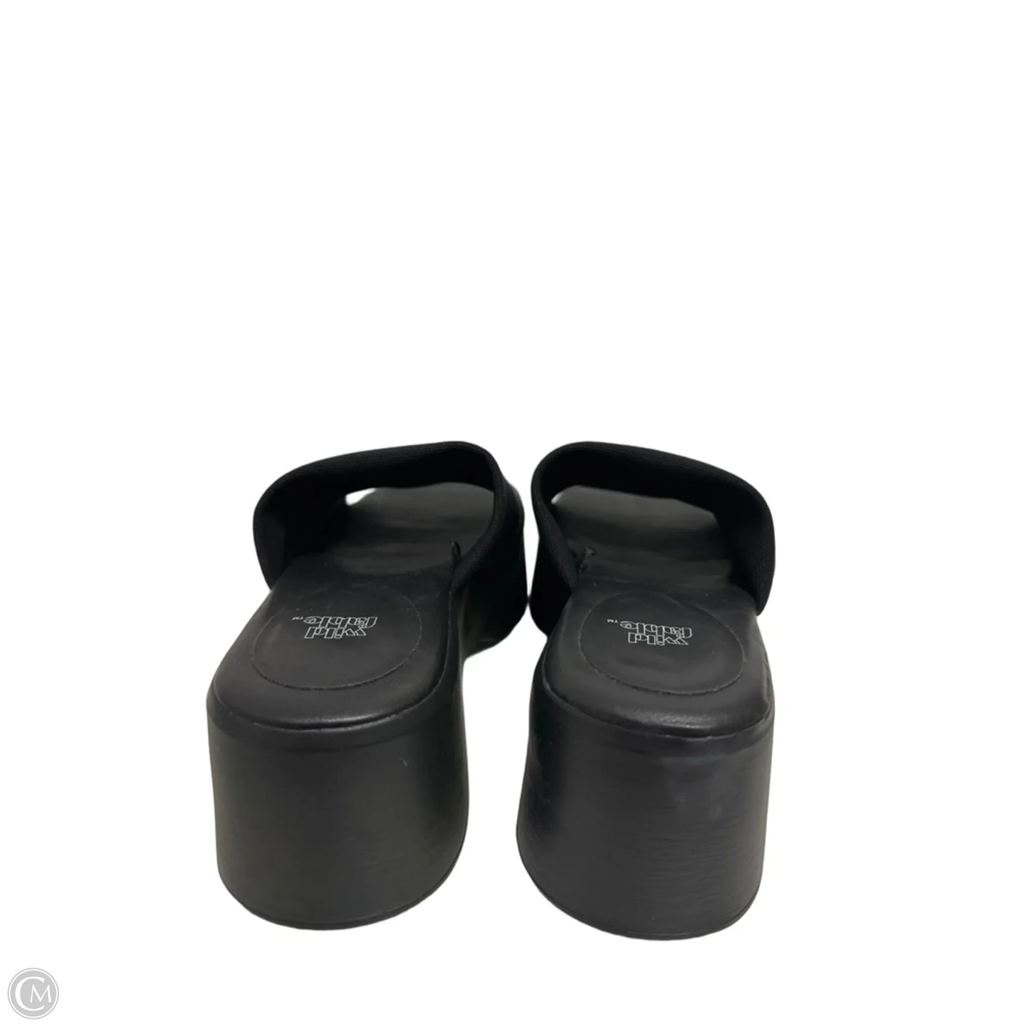 Sandals Heels Wedge By Wild Fable In Black, Size: 8