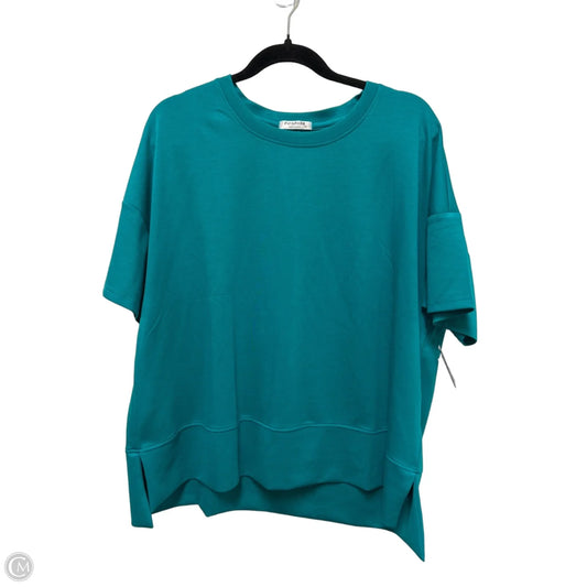 Top Short Sleeve By Clothes Mentor In Teal, Size: 2x