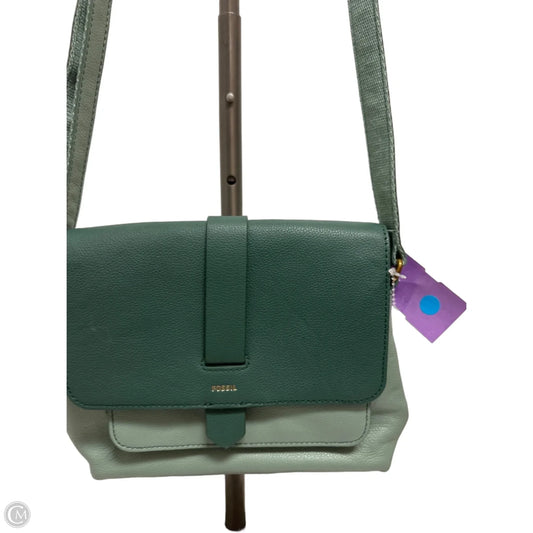 Crossbody Leather By Fossil, Size: Small