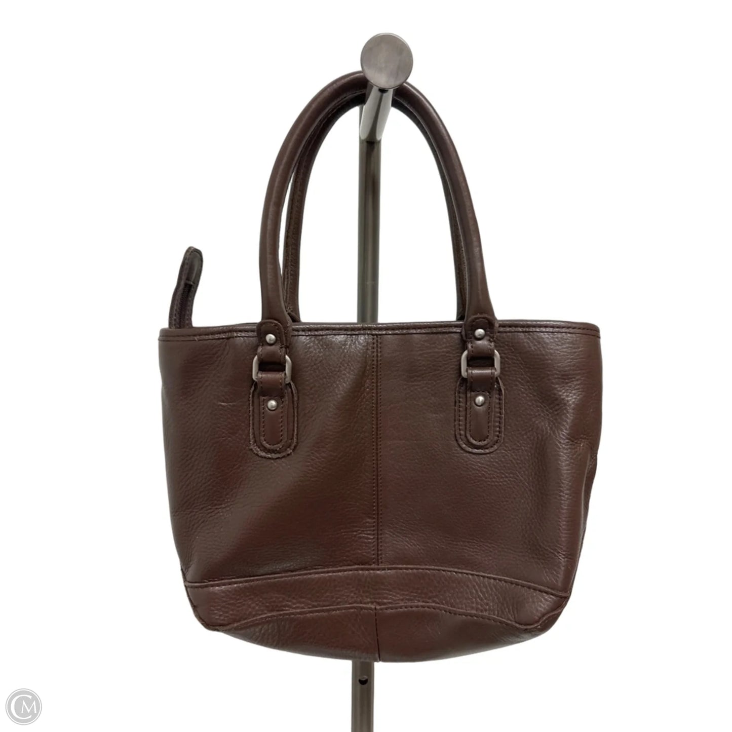 Handbag Leather By L.l. Bean, Size: Medium