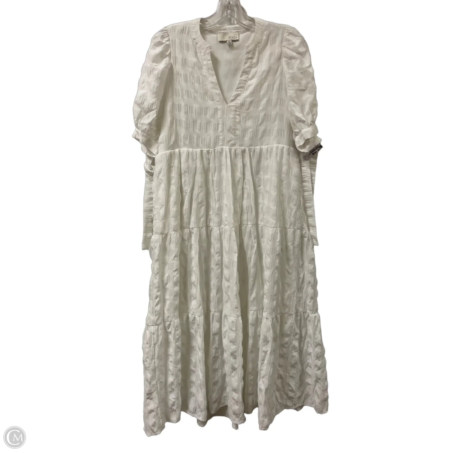 Dress Casual Midi By Pinch In White, Size: M