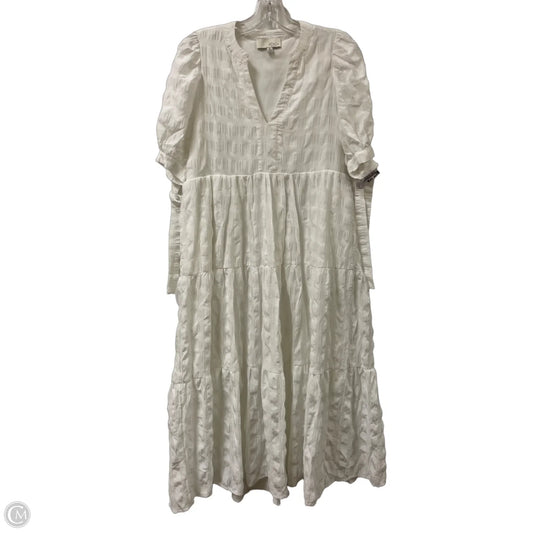 Dress Casual Midi By Pinch In White, Size: M