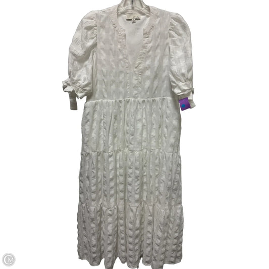 Dress Casual Midi By Pinch In White, Size: M