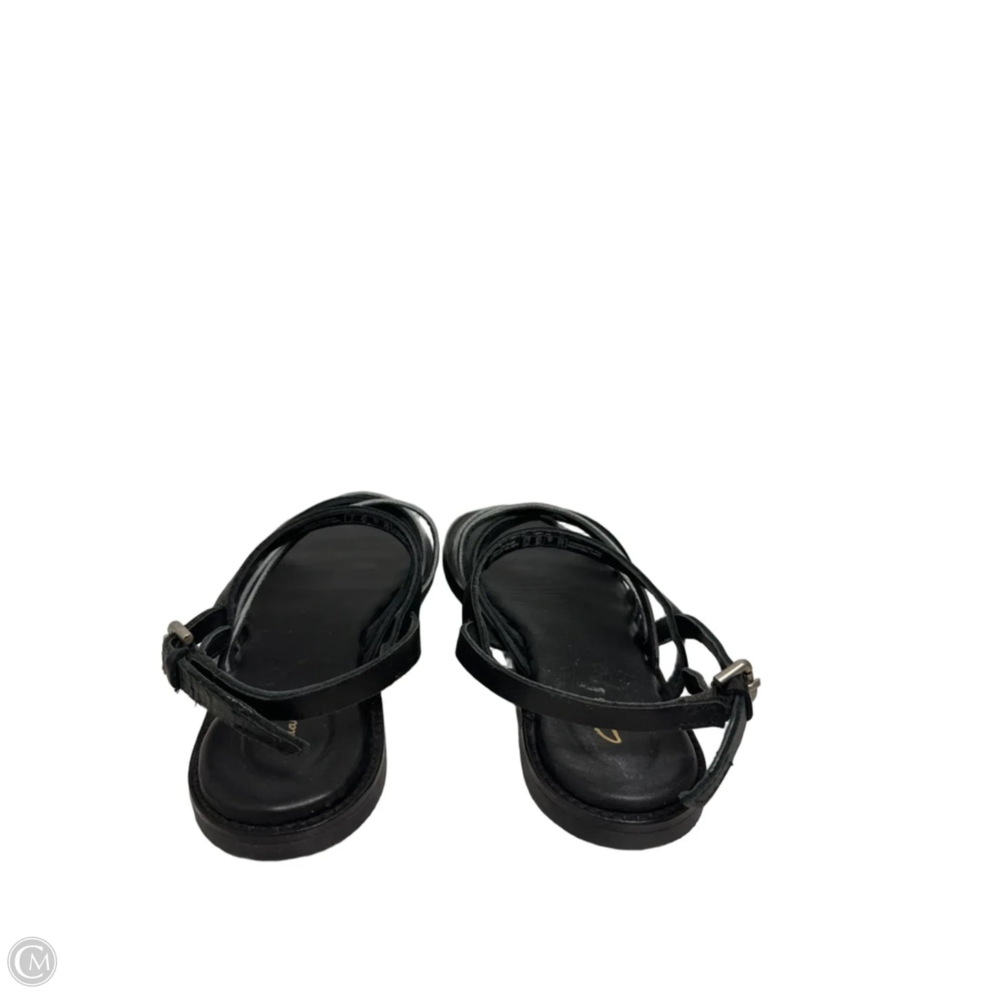Sandals Flats By Clarks In Black, Size: 6.5