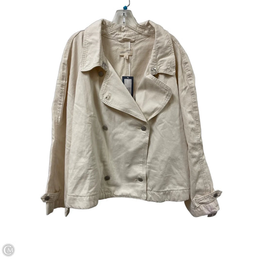 Jacket Denim By Universal Thread In Cream Denim, Size: 4x