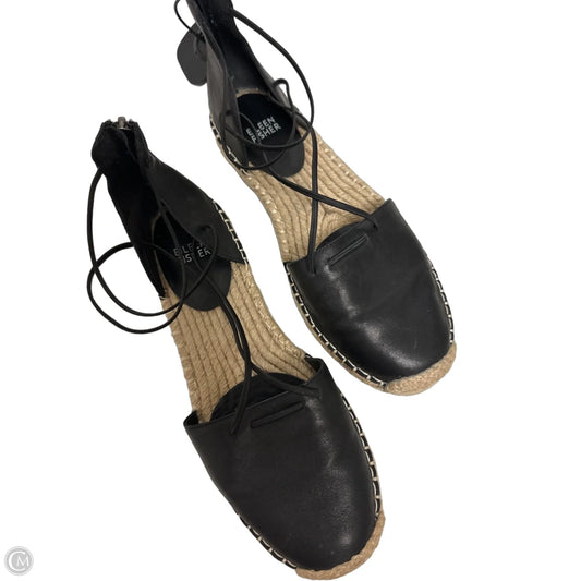 Sandals Flats By Eileen Fisher In Black, Size: 8