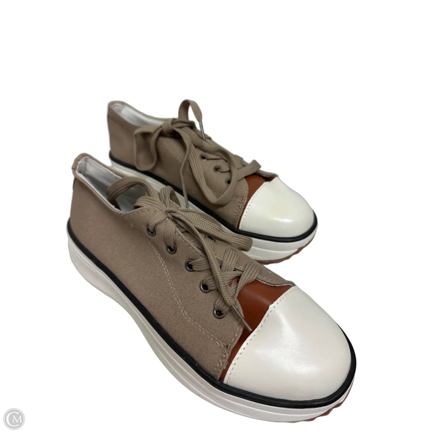 Shoes Sneakers By Clothes Mentor In Brown, Size: 10.5