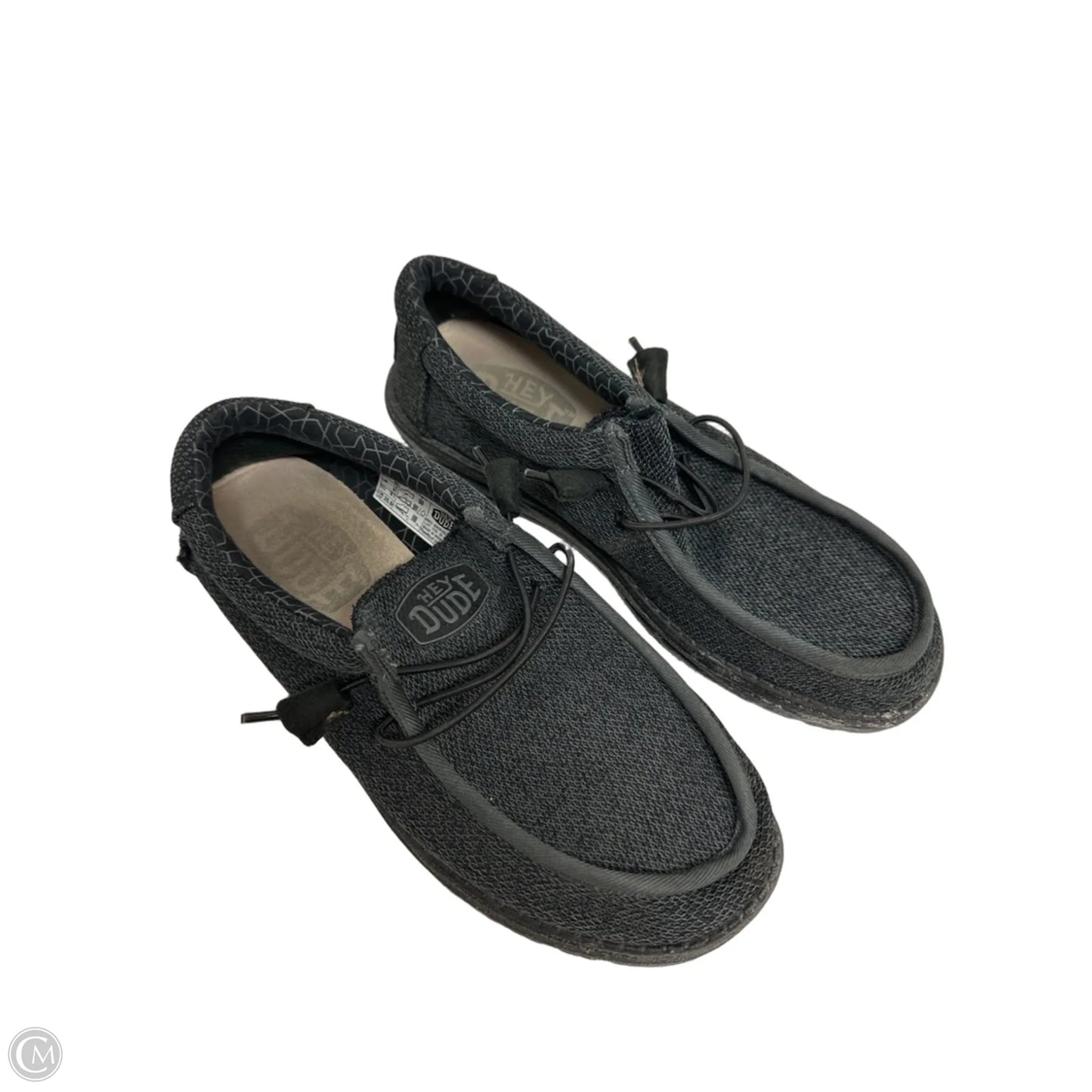 Shoes Flats By Hey Dude In Grey, Size: 10