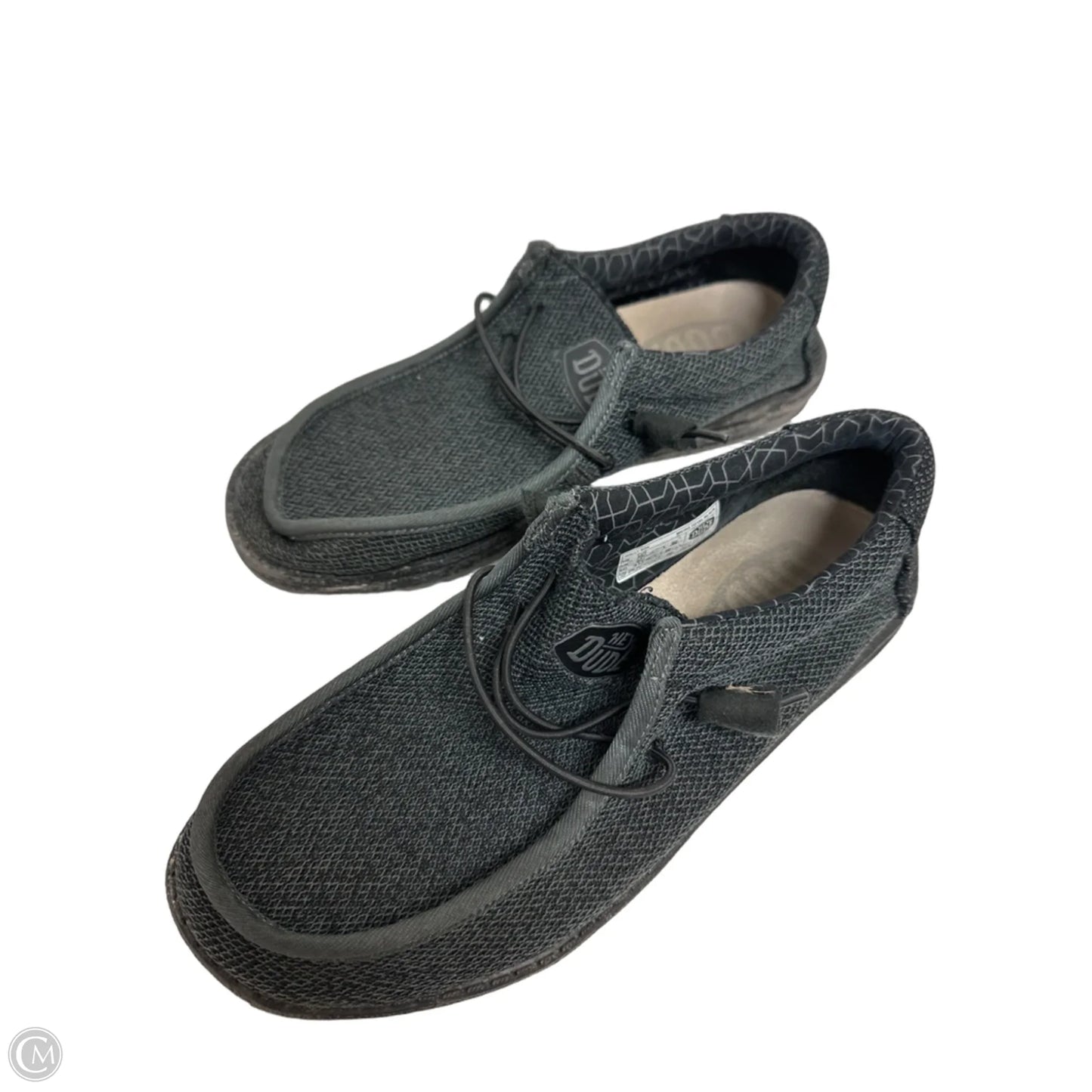 Shoes Flats By Hey Dude In Grey, Size: 10