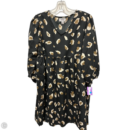 Dress Casual Short By Myra In Black & Cream, Size: M