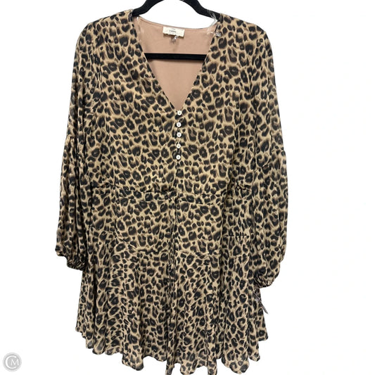 Dress Casual Short By Entro In Animal Print, Size: S