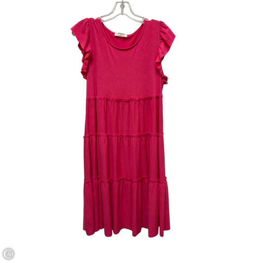 Dress Casual Short By Zenana In Pink, Size: S