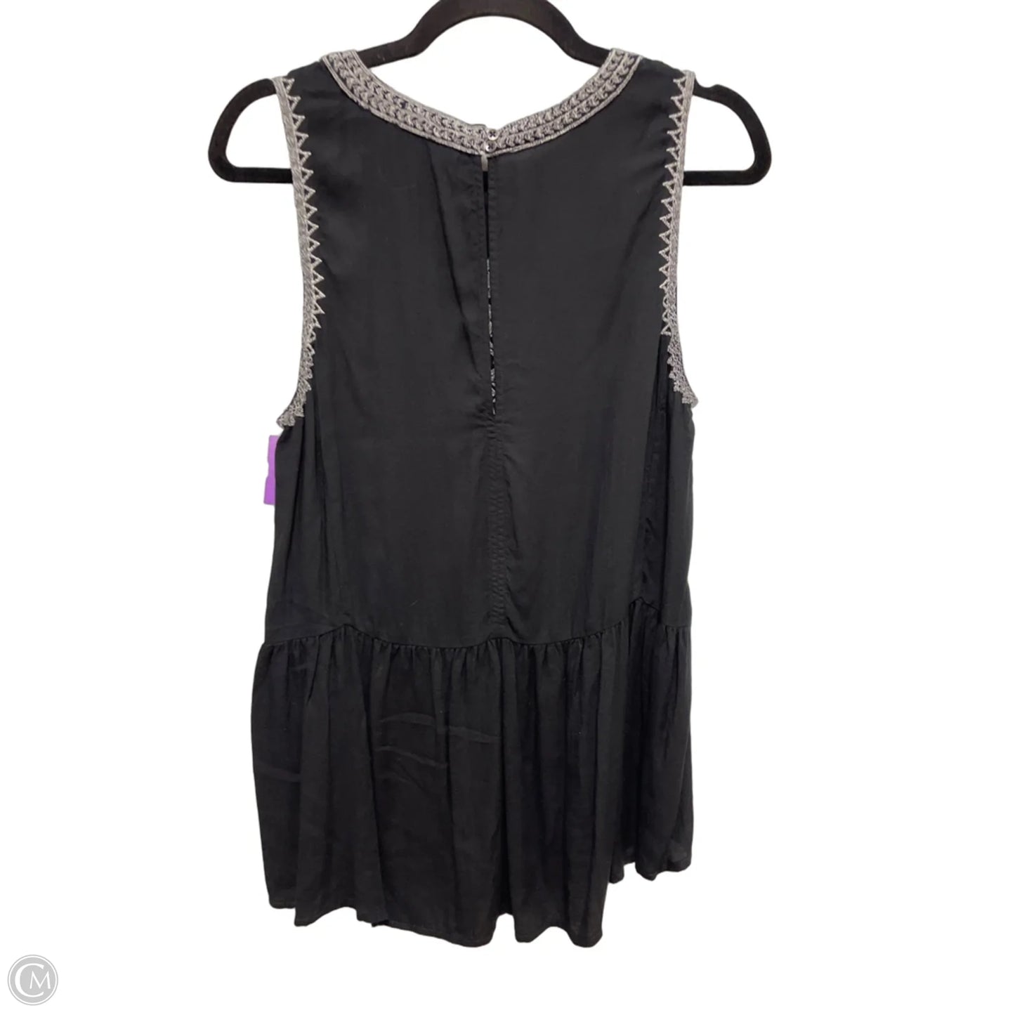 Top Sleeveless By Jessica Simpson In Black & White, Size: M