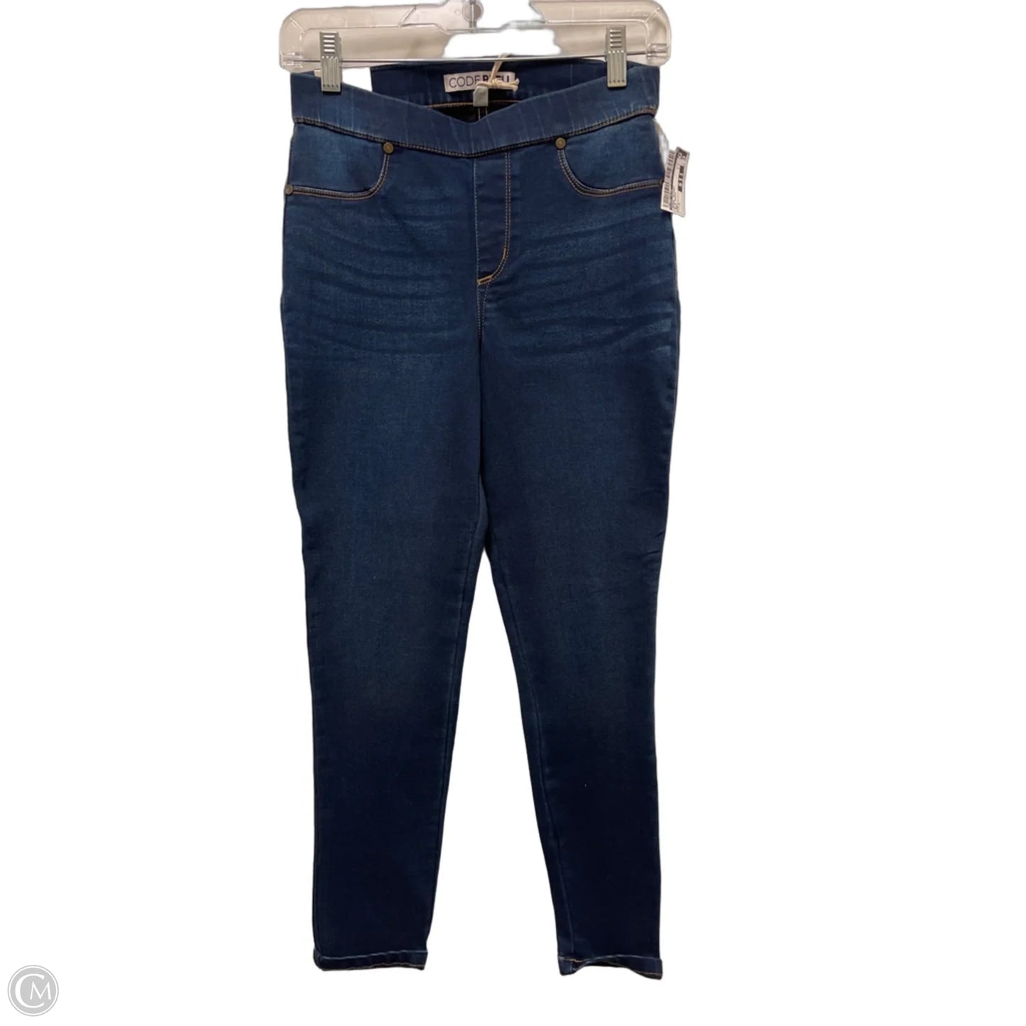 Jeans Skinny By Code Blue In Blue Denim, Size: 4