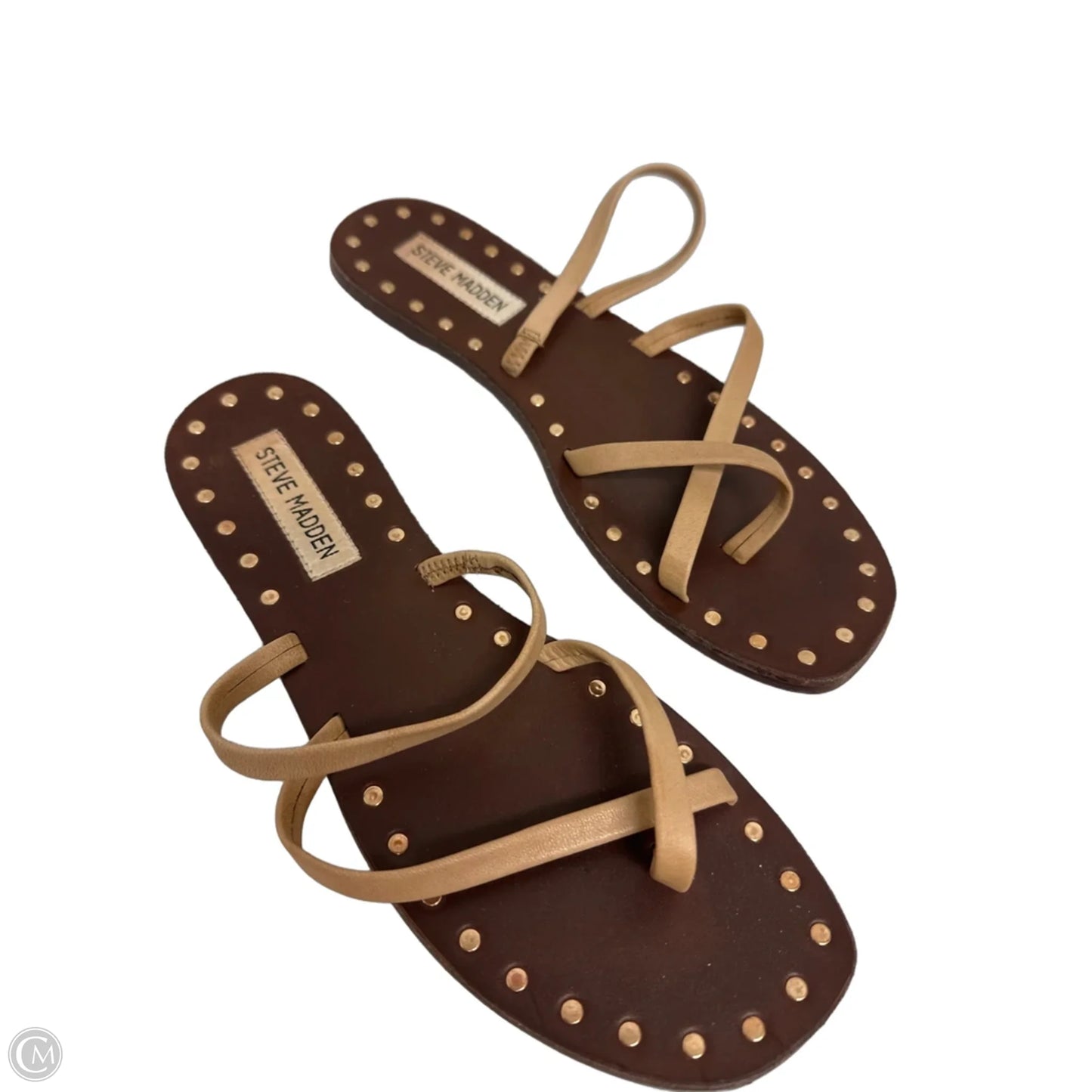 Sandals Flats By Steve Madden In Cream, Size: 7.5