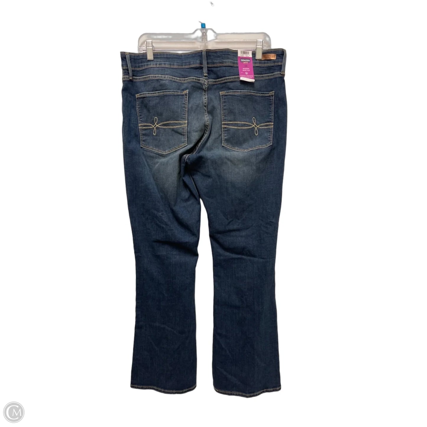 Jeans Boot Cut By Denizen By Levis In Blue Denim, Size: 16