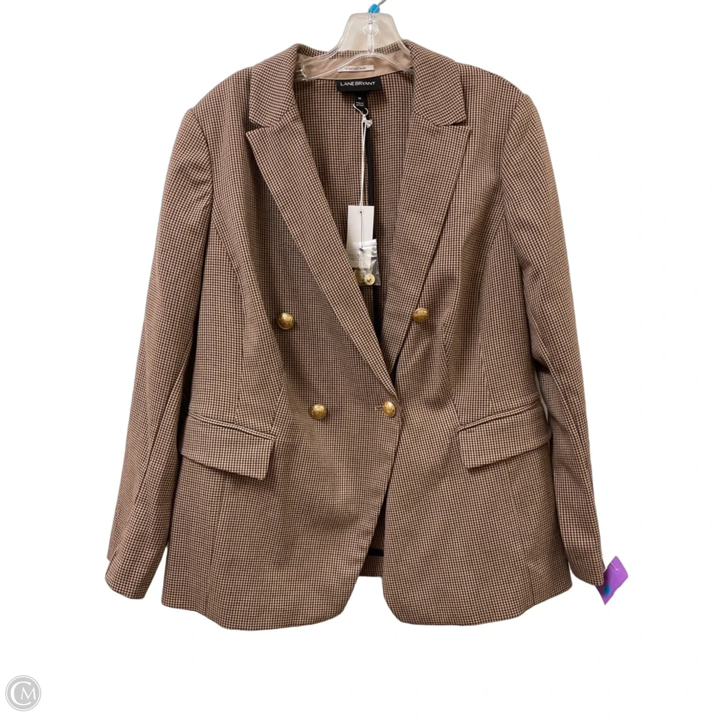 Blazer By Lane Bryant In Brown, Size: 1x