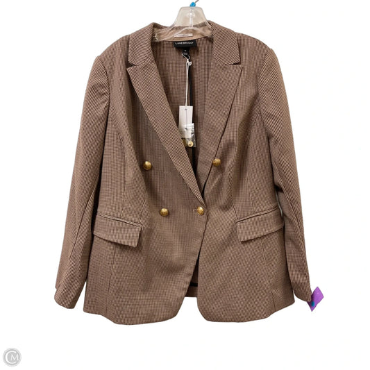 Blazer By Lane Bryant In Brown, Size: 1x