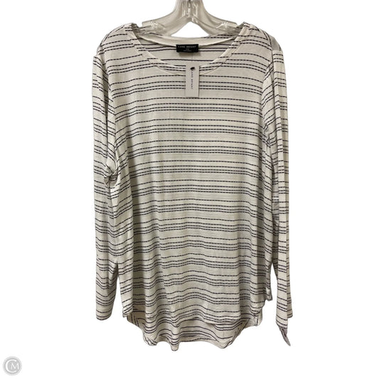 Top Long Sleeve By Lane Bryant In Black & White, Size: L