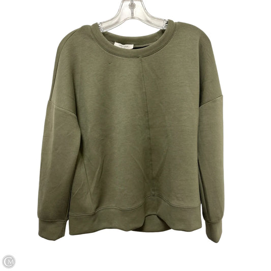 Sweatshirt Crewneck By Cable And Gauge In Green, Size: S