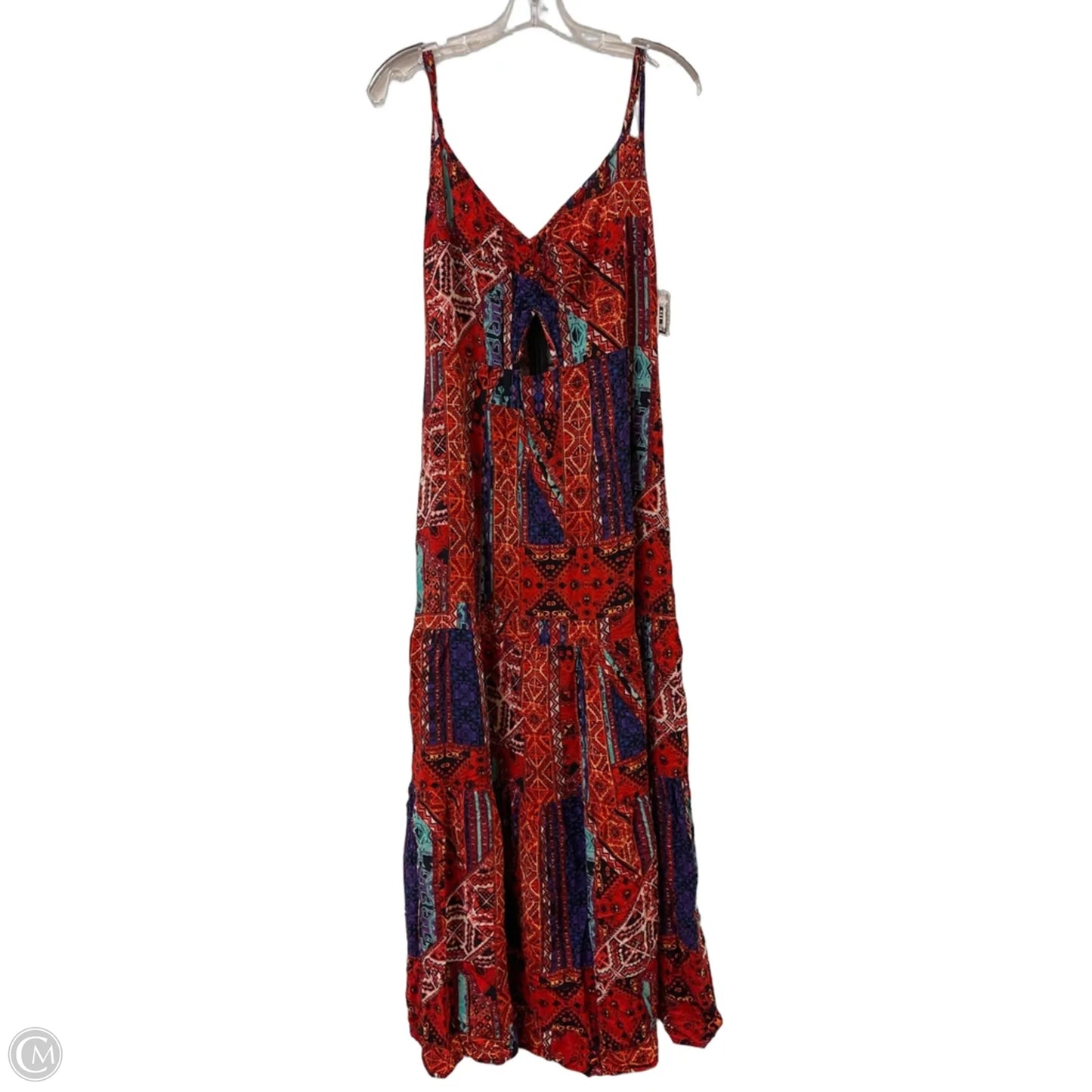 Dress Casual Maxi By Forever 21 In Purple & Red, Size: 1x