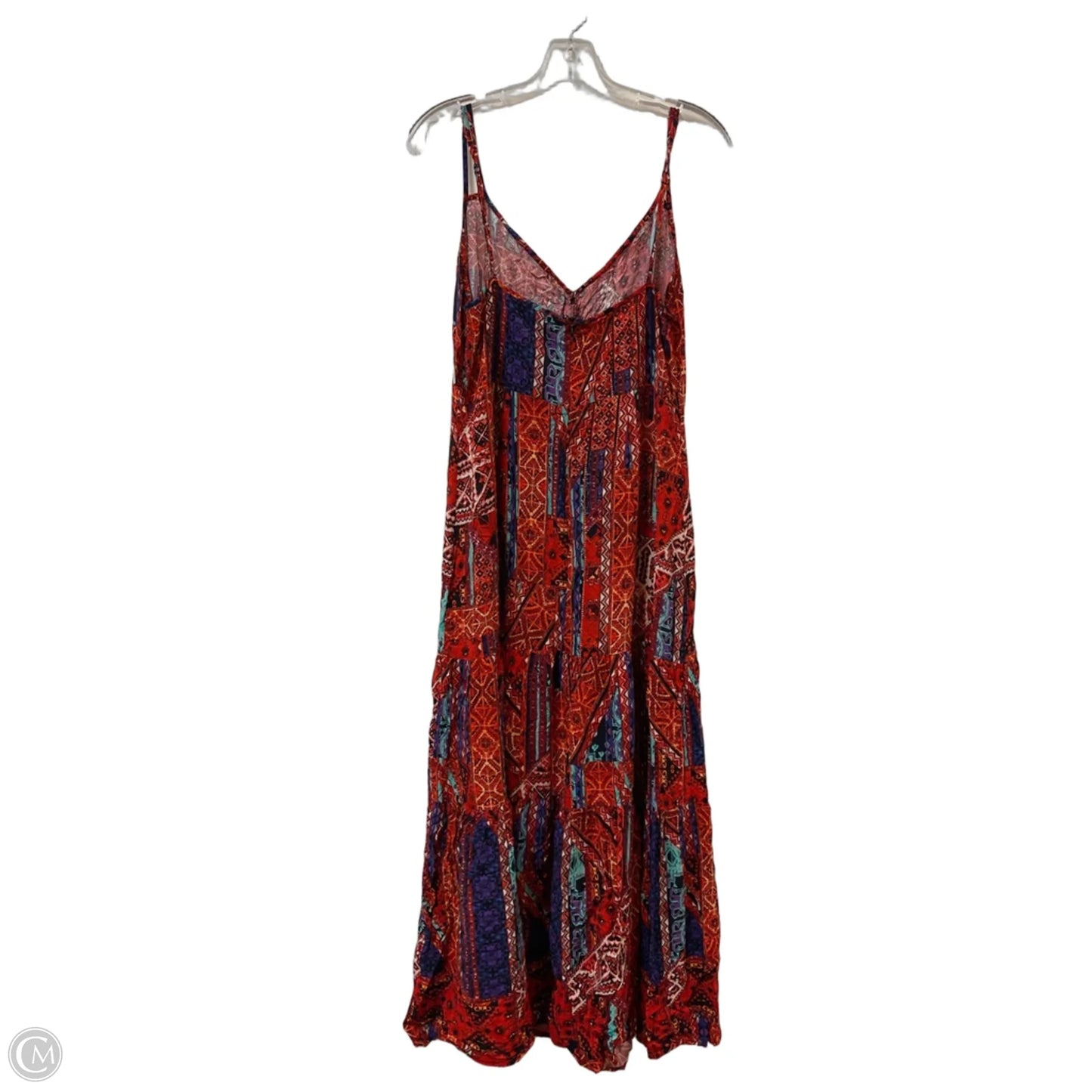 Dress Casual Maxi By Forever 21 In Purple & Red, Size: 1x