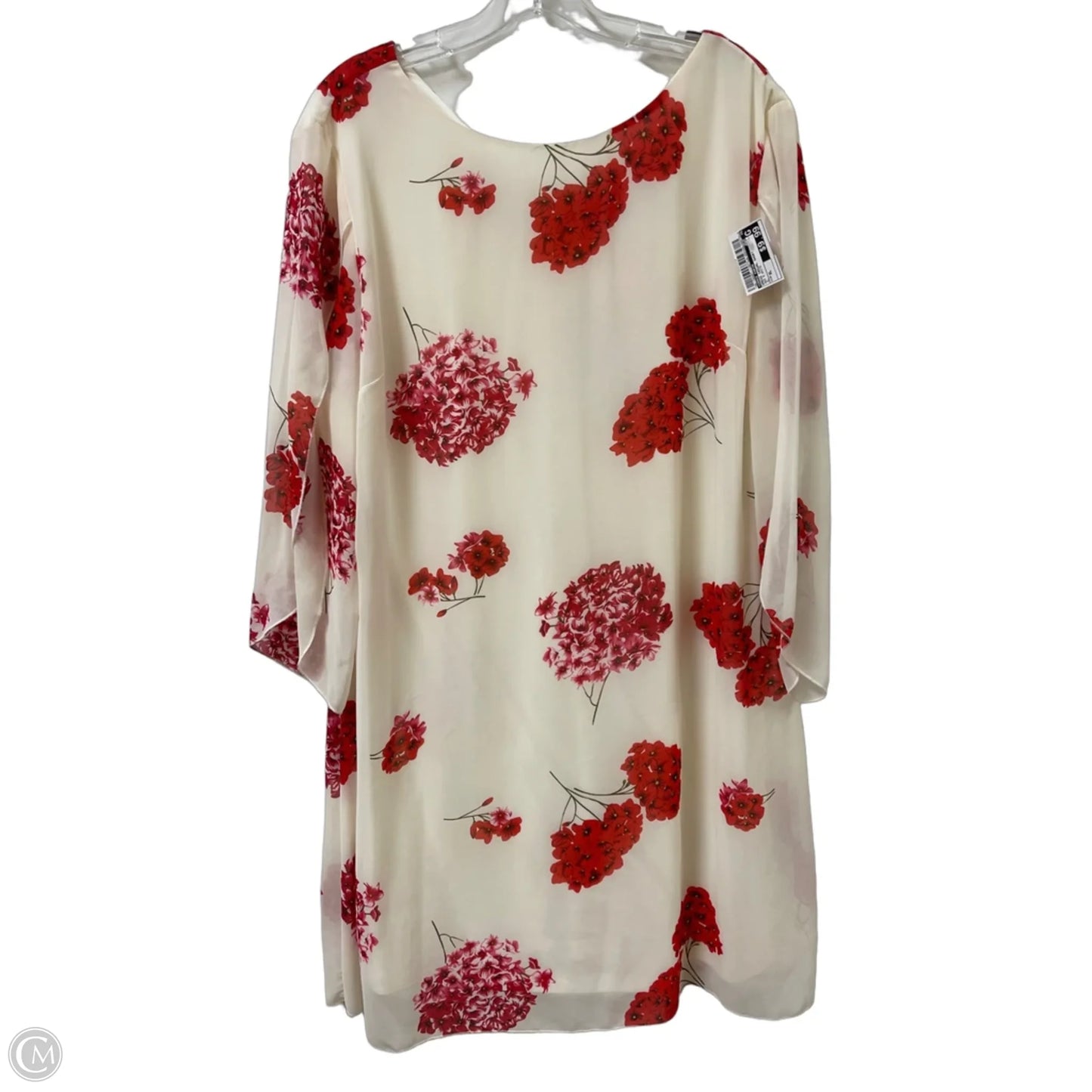 Dress Casual Short By Grace Karin In Red & White, Size: Xl