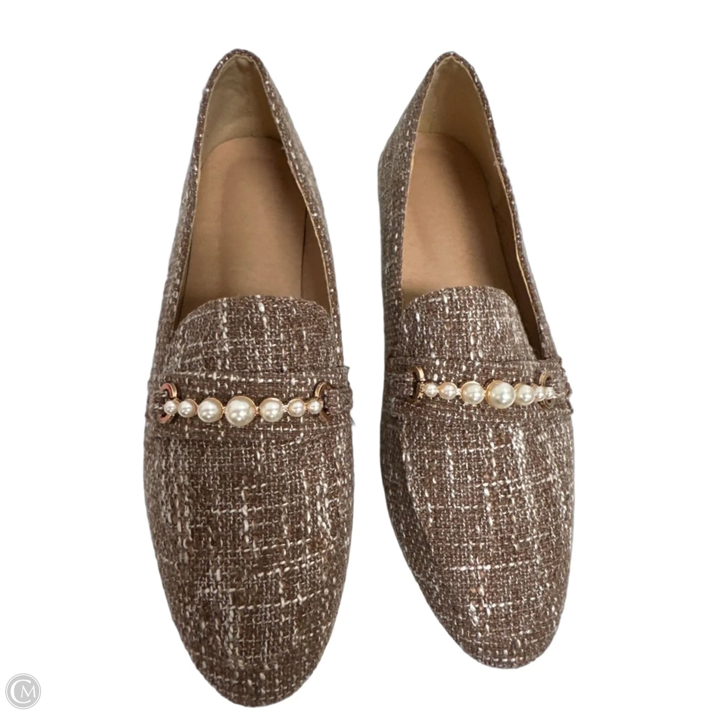 Shoes Flats By Clothes Mentor In Brown, Size: 9.5