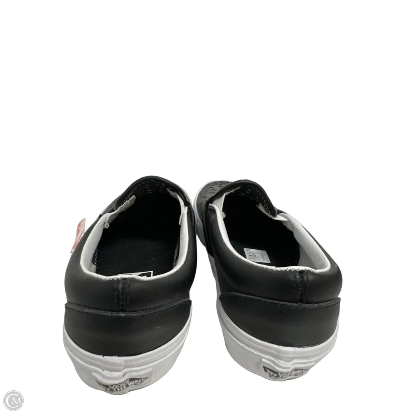Shoes Flats By Vans In Black, Size: 5
