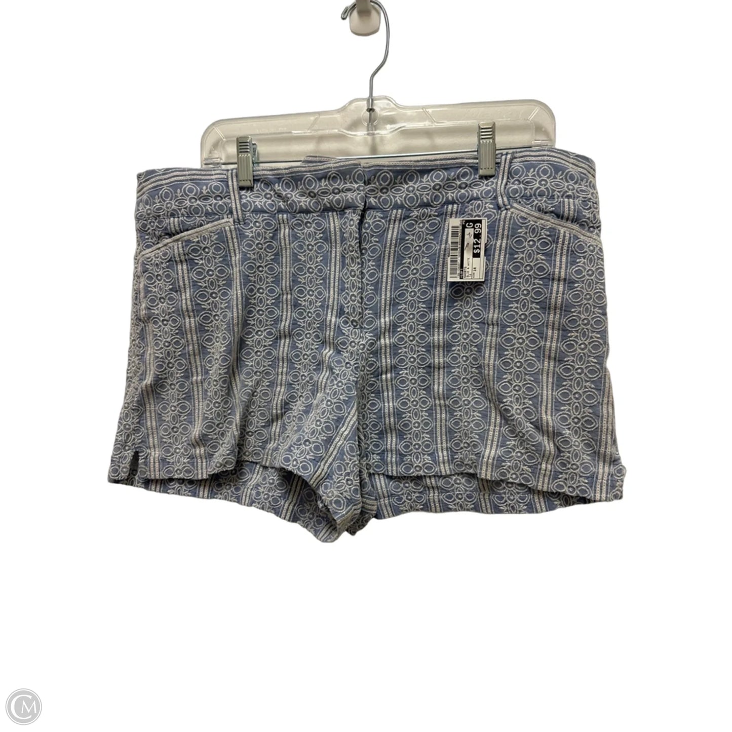 Shorts By Loft In Blue & White, Size: 14