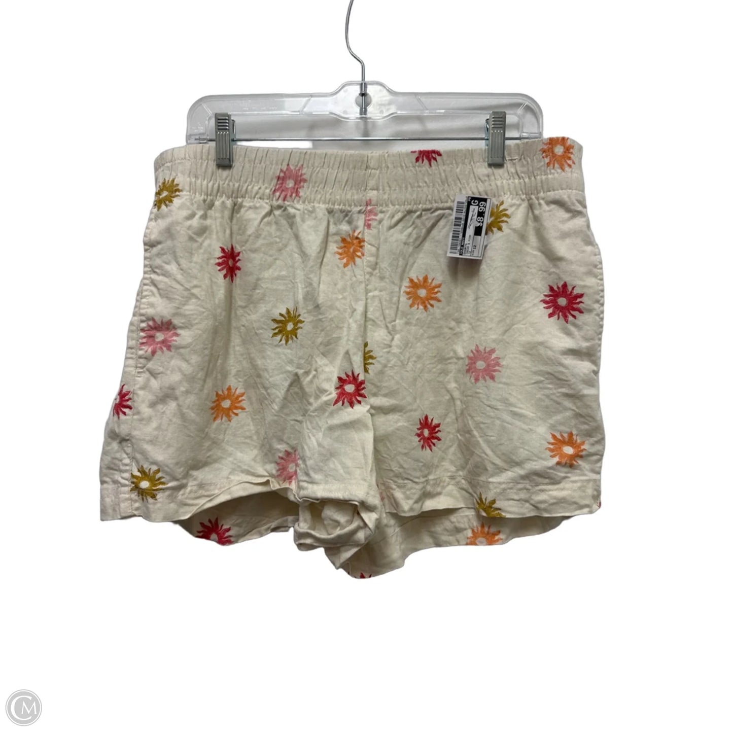 Shorts By Old Navy In Cream & Pink, Size: 12