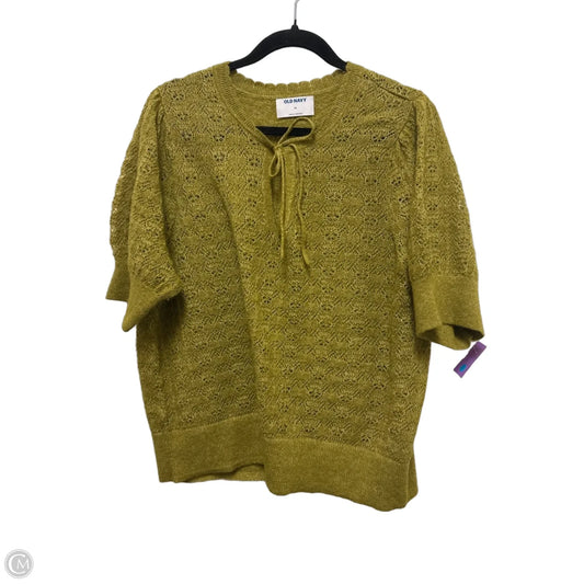 Sweater Short Sleeve By Old Navy In Green, Size: Xl