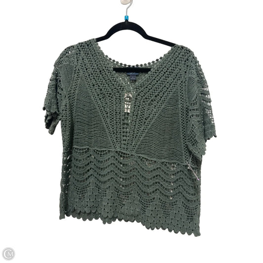 Top Short Sleeve By Daytrip In Green, Size: L