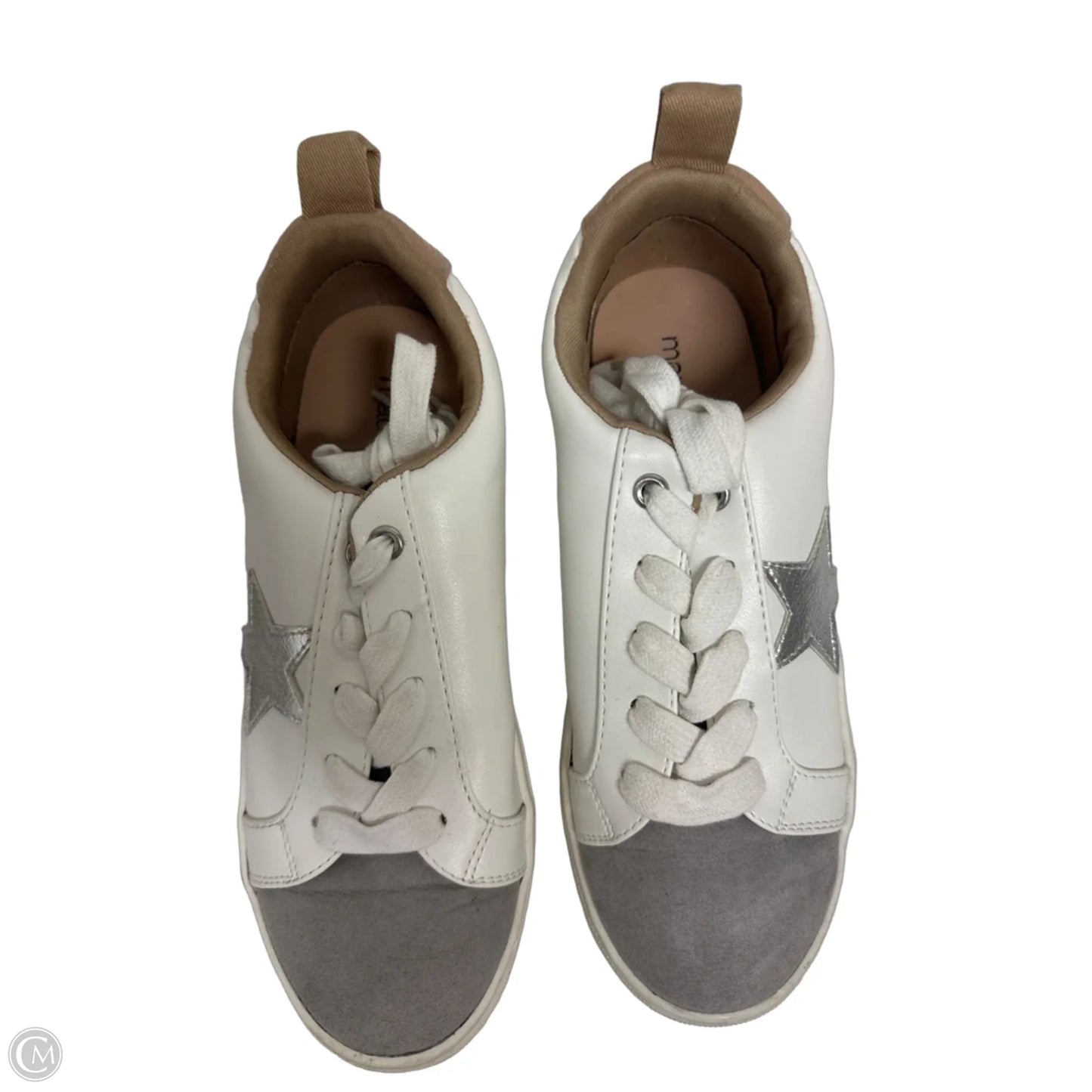 Shoes Sneakers By Maurices In Grey & White, Size: 6.5