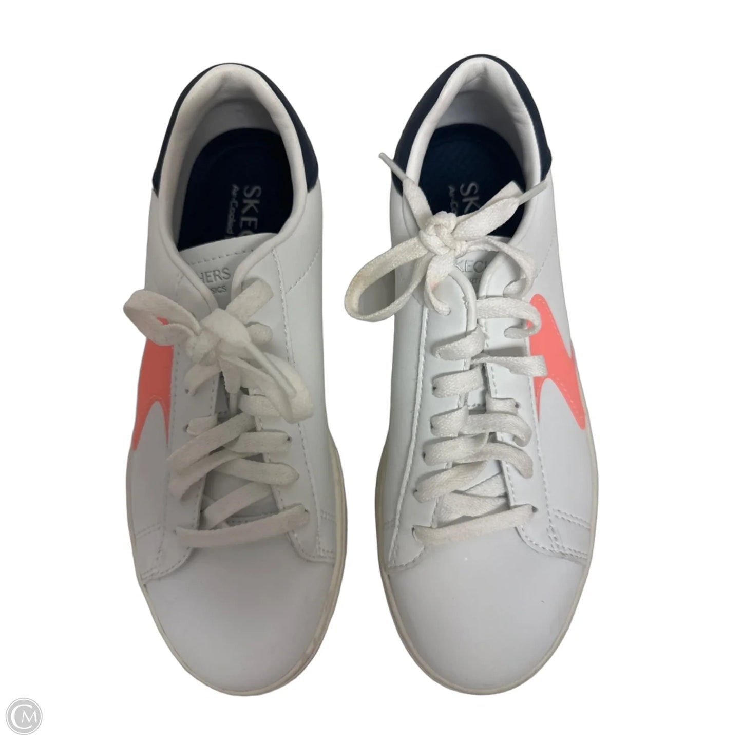Shoes Sneakers By Skechers In Pink & White, Size: 6