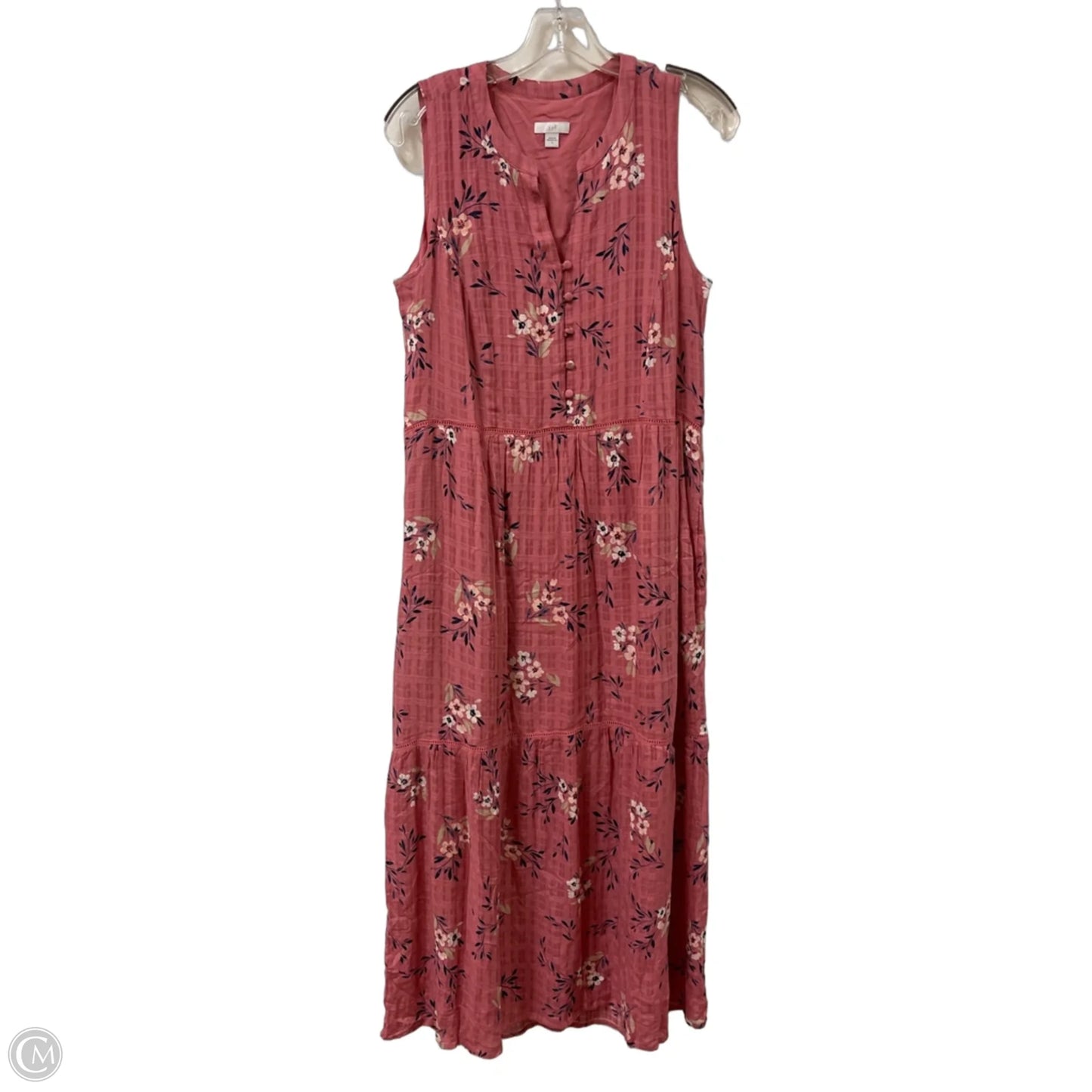 Dress Casual Midi By J. Jill In Pink, Size: S