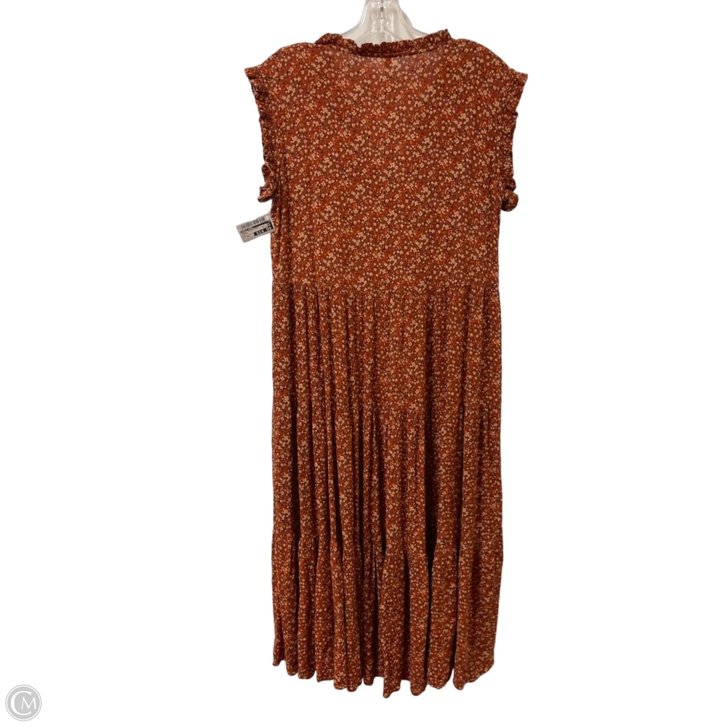 Dress Casual Midi By Uncle Frank In Orange, Size: Xs