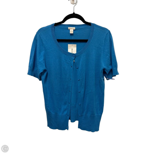 Sweater Short Sleeve By Clothes Mentor In Blue, Size: Xl