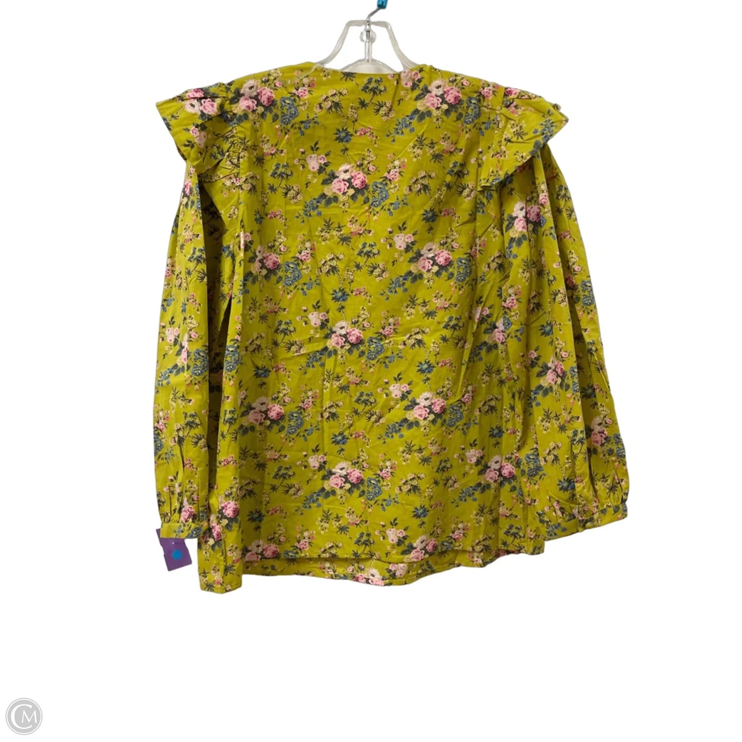 Top Long Sleeve By Entro In Green, Size: M