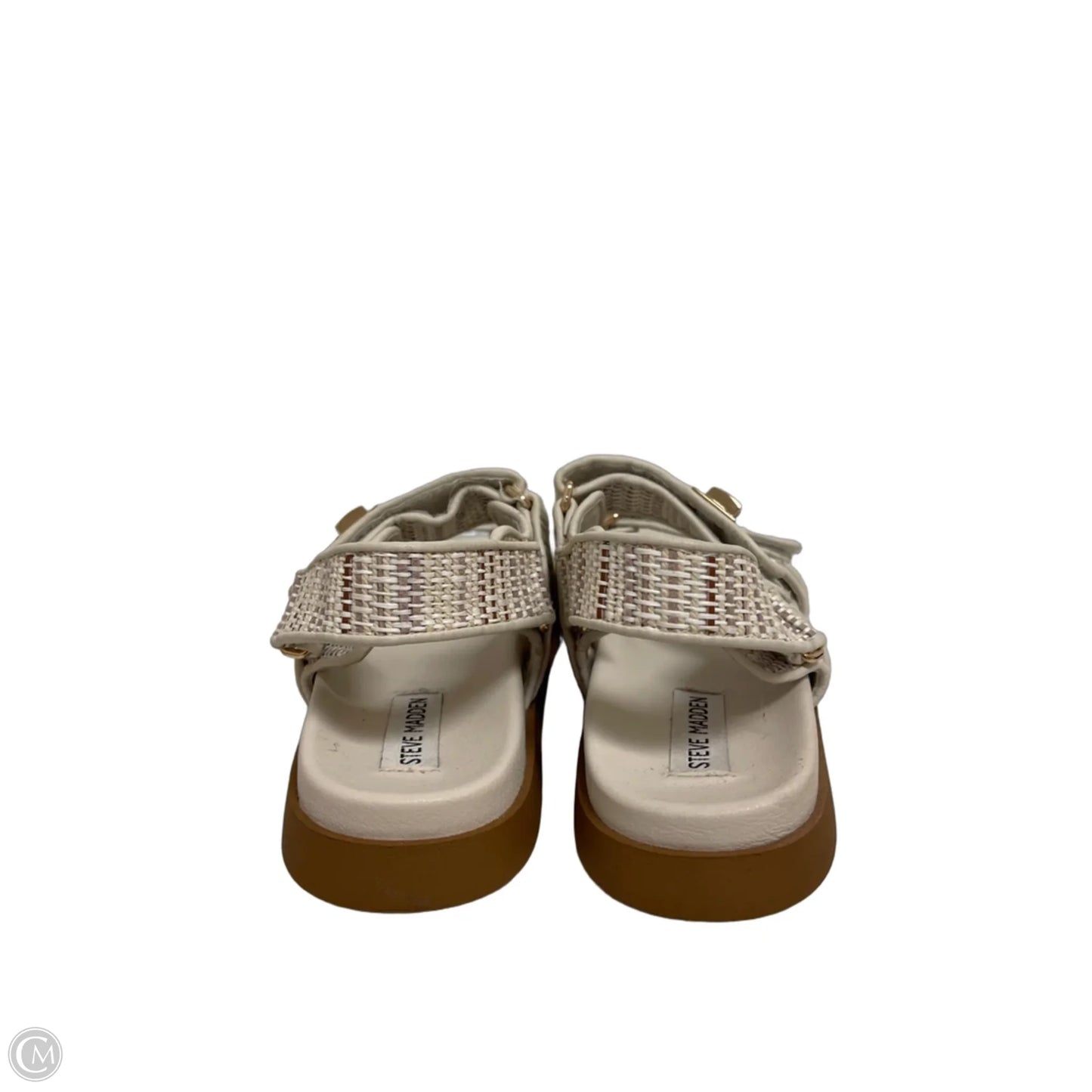 Sandals Flats By Steve Madden In Cream, Size: 8