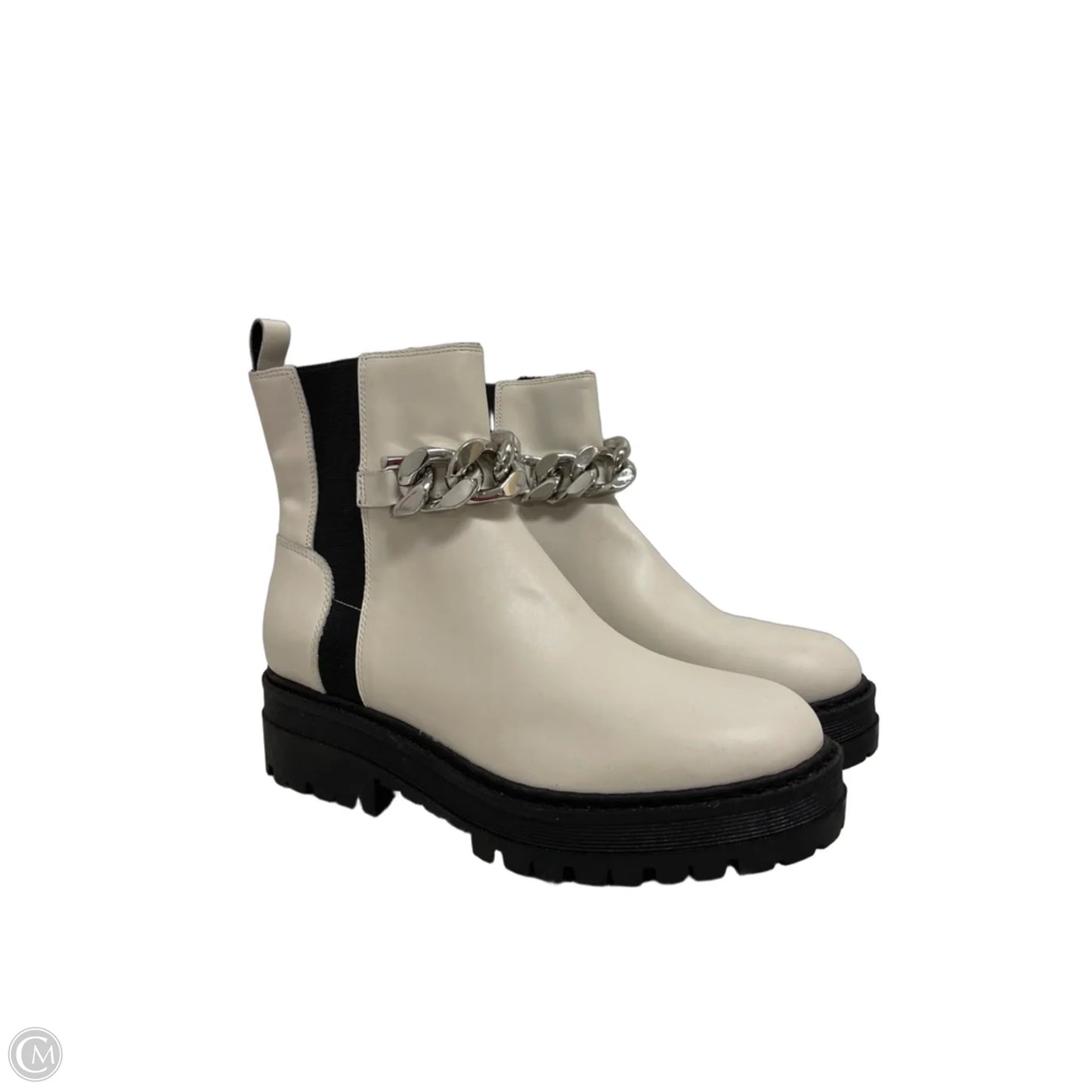Boots Combat By Marc Fisher In White, Size: 8.5