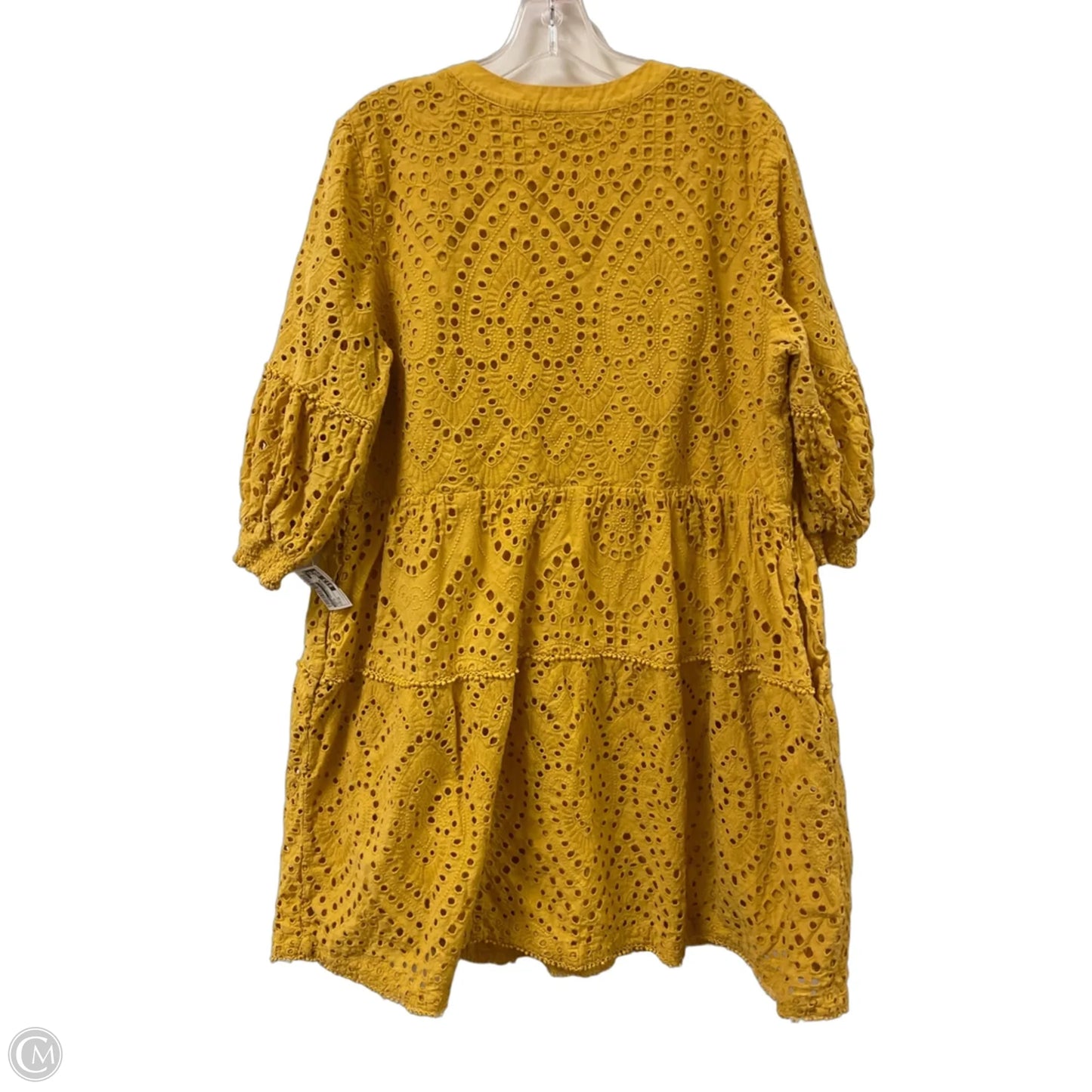 Dress Casual Short By Chicos In Yellow, Size: 1x