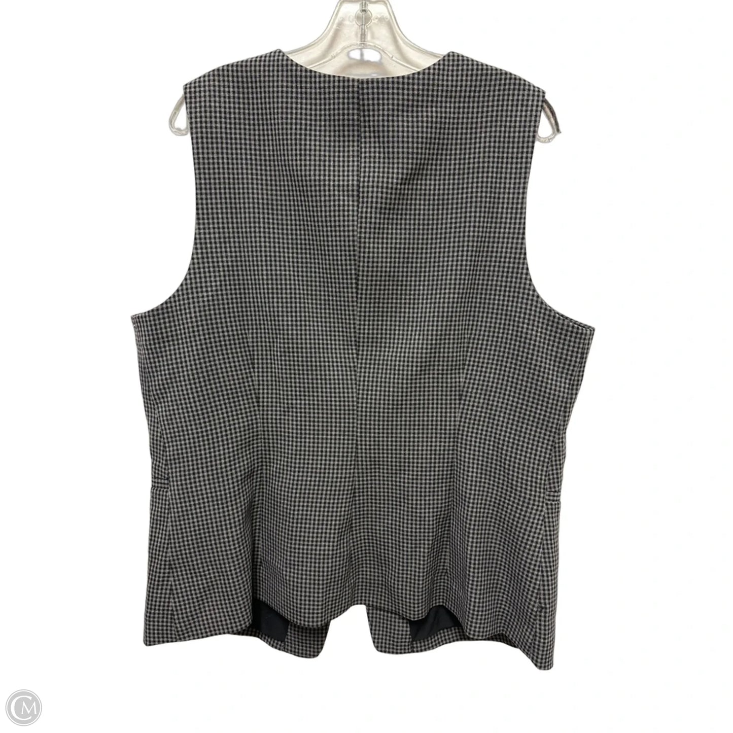 Vest Other By Gap In Black & Grey, Size: Xl