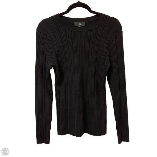 Top Long Sleeve By Banana Republic In Black, Size: M
