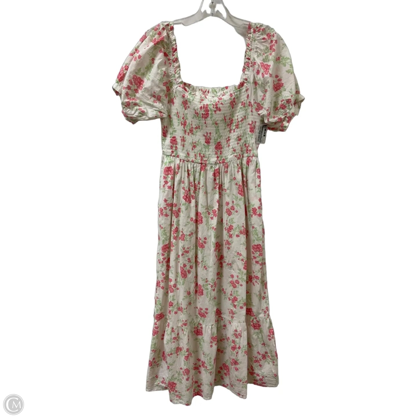 Dress Casual Maxi By Jessica Simpson In Green & Pink, Size: M