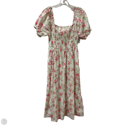 Dress Casual Maxi By Jessica Simpson In Green & Pink, Size: M